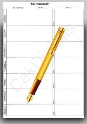 Weekly Planner Organizer