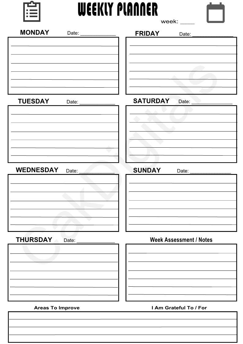 Weekly Planner Scheduler - Image 2